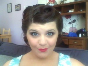 I'm really good at looking at the camera like a deer in headlights.